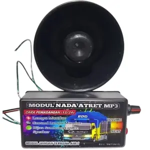 Alarm Mundur Mobil Truk MP3 12/24V Nada Terbaru Basuri 40 Lagu Klakson Kendaraan dengan 50 Lagu MP3 Suara Jernih dan Anak Kecil