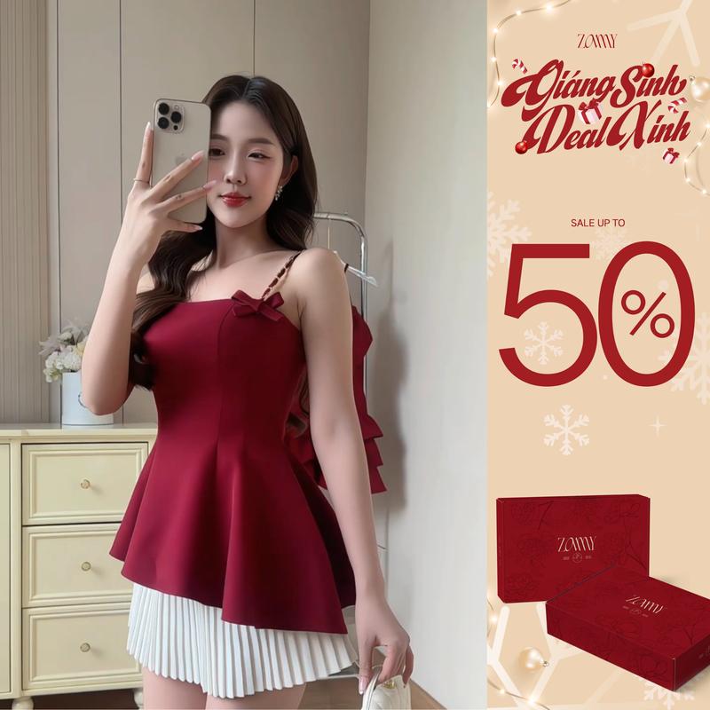  Áo TK 2s xích vạt chéo-AO05-T4-25 áo kiểu xinh áo kiểu nữ đẹp tiểu thư áo kiểu điệu sang chảnh 2025 - ZAMY SHOP 