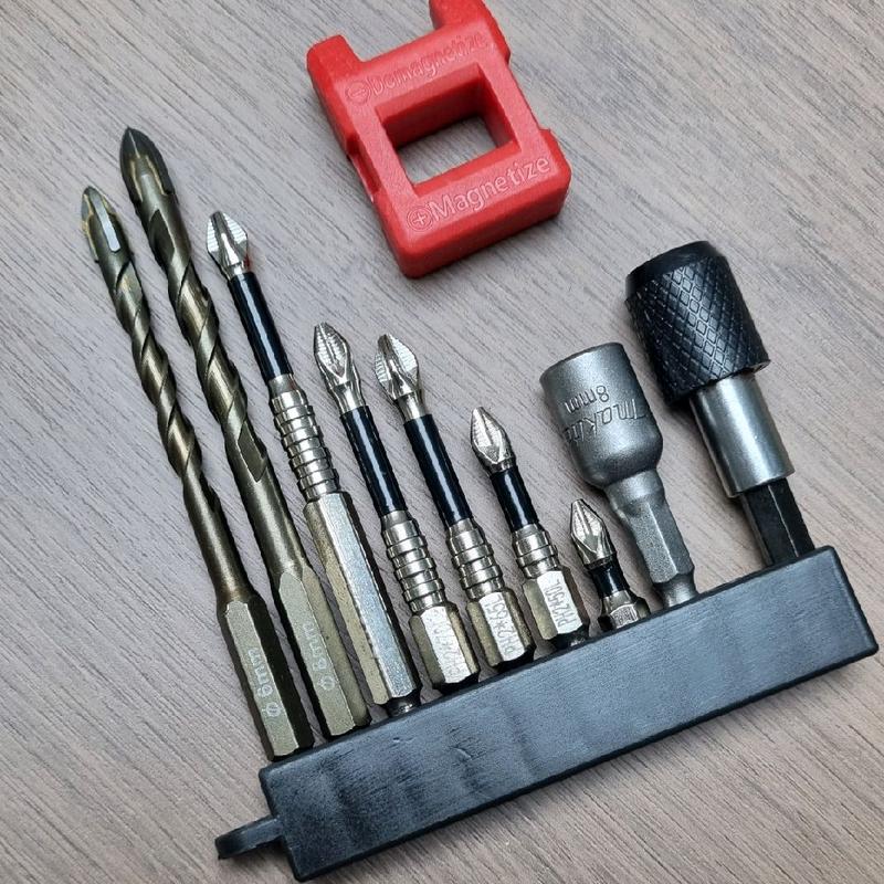 Bộ Vít chống trượt kèm mũi khoan đa năng - Từ tính mạnh thuận tiện sử dụng