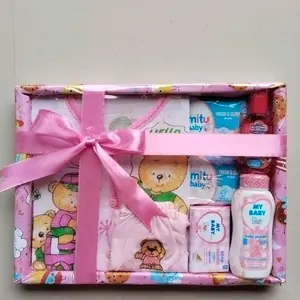 kado sambng bayi baru lahir lucu imut perempuan atau laki laki Perempuan Katun