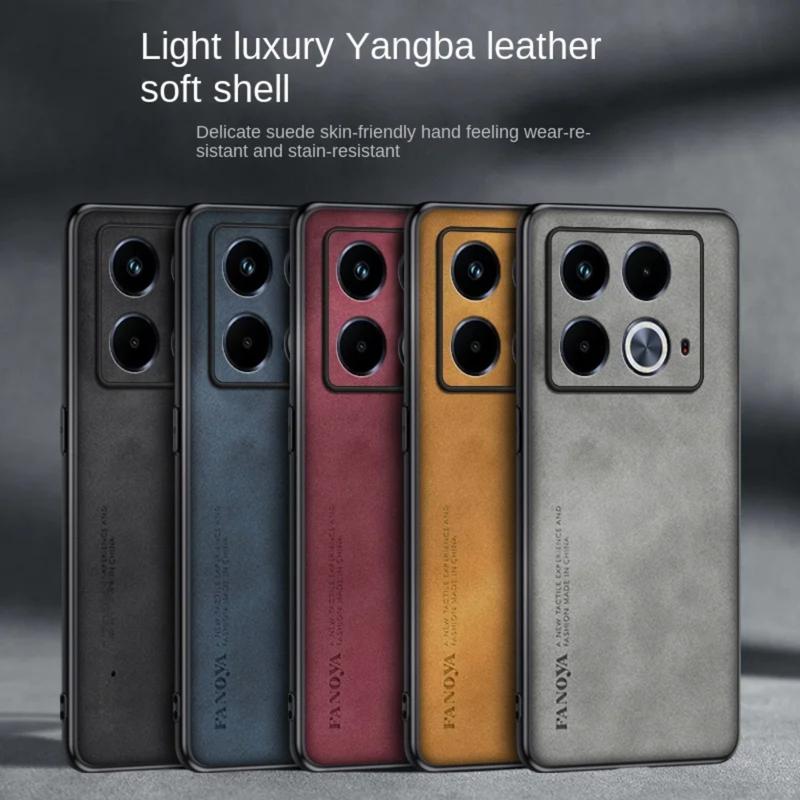 Soft Case Infinix Note 40 40 Pro Luxury Casing Sheepskin Leather FOR Infinix 1