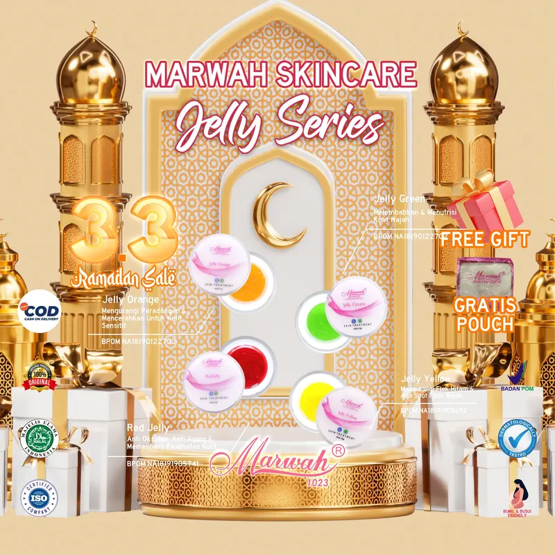 Marwah Skincare Jelly Series - Mengencangkan dan Mencerahkan 4