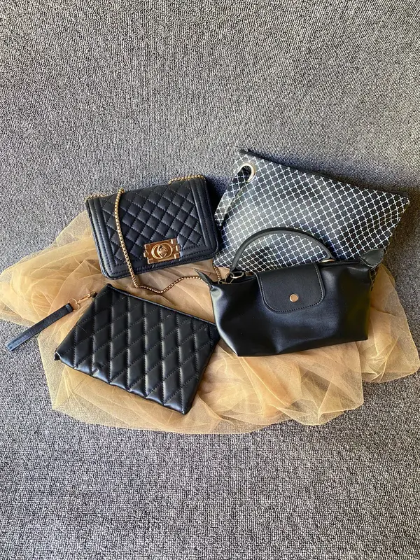 [100rb dapat 4] - Beli Lokal Tas Selempang Wanita - BUNDLING 100 ribuan isi 4 pcs 5