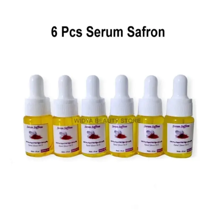 Serum Saffron Original 10Ml Serum Glowing Saffron Penghilang Jerawat Mencerahkan Vitamin 2