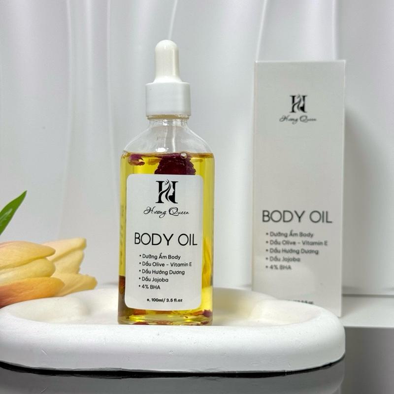Body Oil 4%BHA Dầu dưỡng da toàn thân, cấp ẩm, giảm viêm nang lông, hỗ trợ dưỡng sáng da