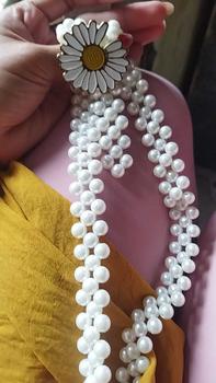 Product Review of TERBARU Ikat Pinggang Mutiara Wanita Korea Murah Rantai Mutiara / Belt Karet Elastis Megan Sabuk MYX Store from u**4 2