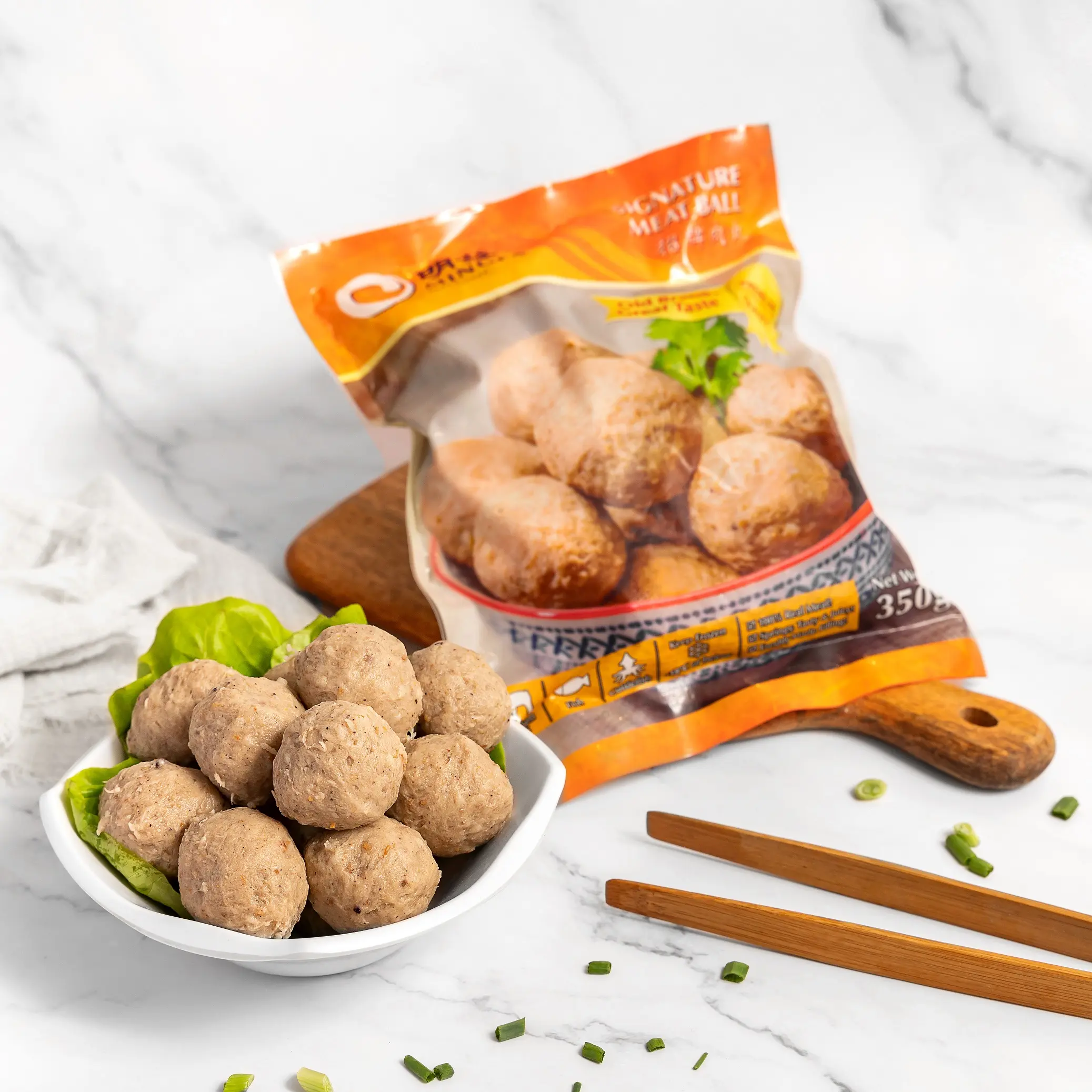Ming Fa Signature Meatball (Frozen) - 350g