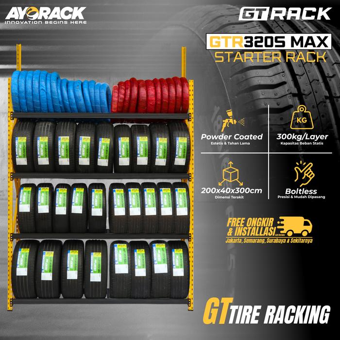 Gtr S13 Rack Promo RAK BAN MOTOR MOBIL GT RACK GTR320S MAX TIRE RACK 4 SUSUN. RACK ...