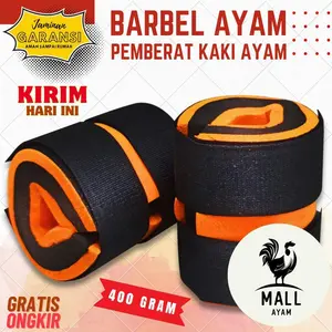 AYAM MALL Barbel Ayam 400 Gr Sempati Barbel Barbel Pemberat Kaki Ayam Bangkok Jantan Laga Jago Aduan Barbel Alat Latihan Latih Otot Kaki Ayam Petarung Nendang Maksimal