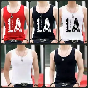 Kaos Dalam Terbaru Singlet Pria Pilihan Gambar Los Angeles Bahan Cotton Soft Ukuran M L XL Harga Murah Bisa Cod Kaos Lokal Singlet Tanktop Lekbong Readystock Singletmurah Singletfitness Singletgym