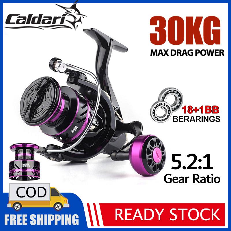 [Dikirim Dari Jakarta] Caldari Reel Power Handle HP 1000 - 7000 Reel Pancing Metal Besi Power Handle Berkualitas Roda Ikan reel spinning longcast jauh Umpan 1