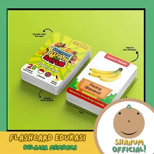 Flashcard Mainan Edukasi Anak Hijaiyah Huruf Angka Hewan / Kartu Belajar Pintar Membaca Toys
