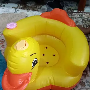 【 Duffy Toys】Sofa Tiup Untuk Bayi Sofa Bayi / Kursi Bayi Tiup Belajar Duduk / Sofa Tiup Untuk Bayi Sofa Makan Bayi / Lengkap Dengan Pompa Dan Musik Bayi baby chair / Baik Untuk Mandi Makan Duduk Dan Bermain Kursi Duduk Bayi / Kursi Makan Bayi / Kursi Bayi