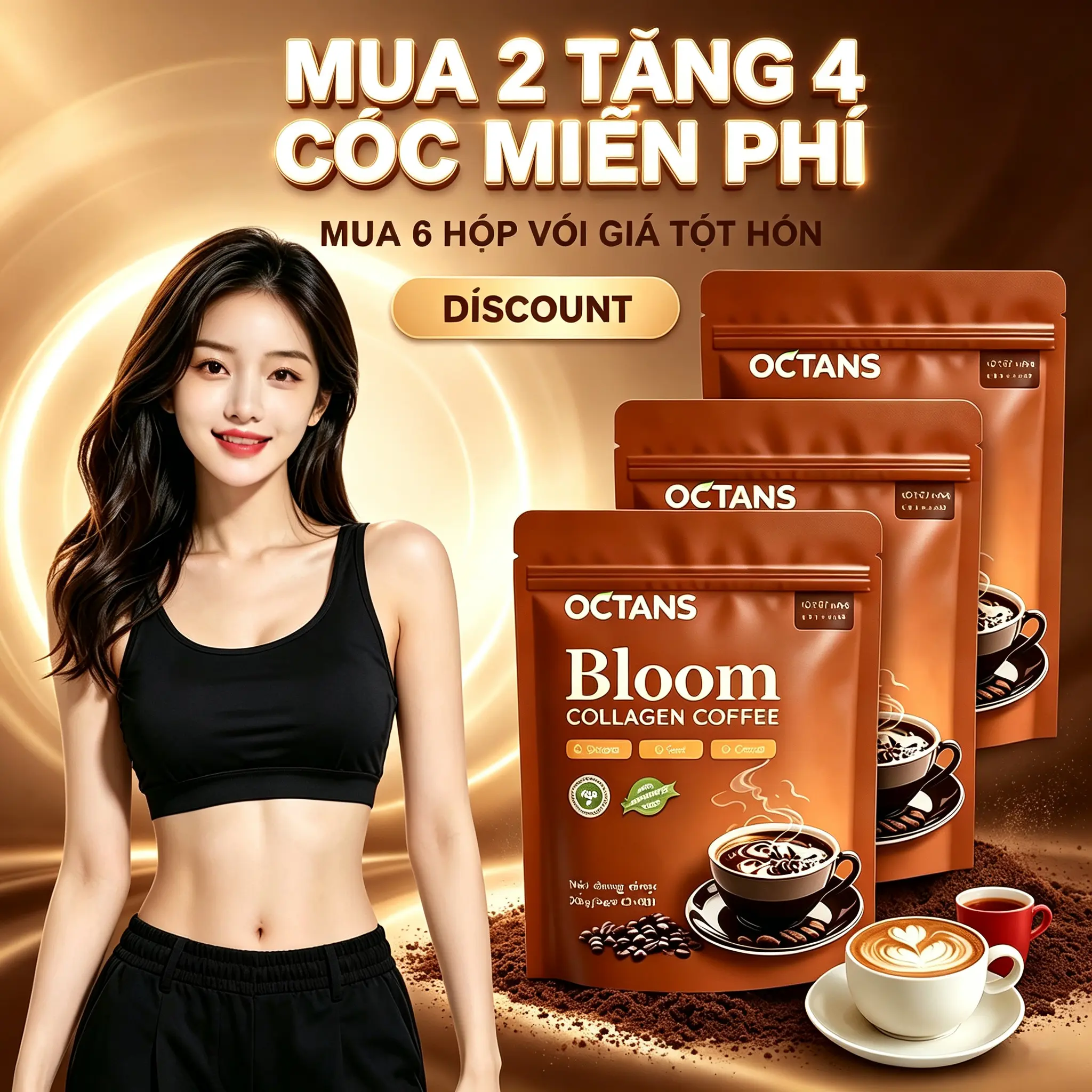 【 Mua 2 Tặng 4+ Tặng Kèm Ly】Cà phê đen cao cấp có vị êm dịu, hoàn hảo để tỉnh táo nhanh chóng tại nơi làm việc hoặc trong khi tập thể dục. Hương thơm đậm đà của nó càng ngon hơn khi thêm đá.cafe black coffee
