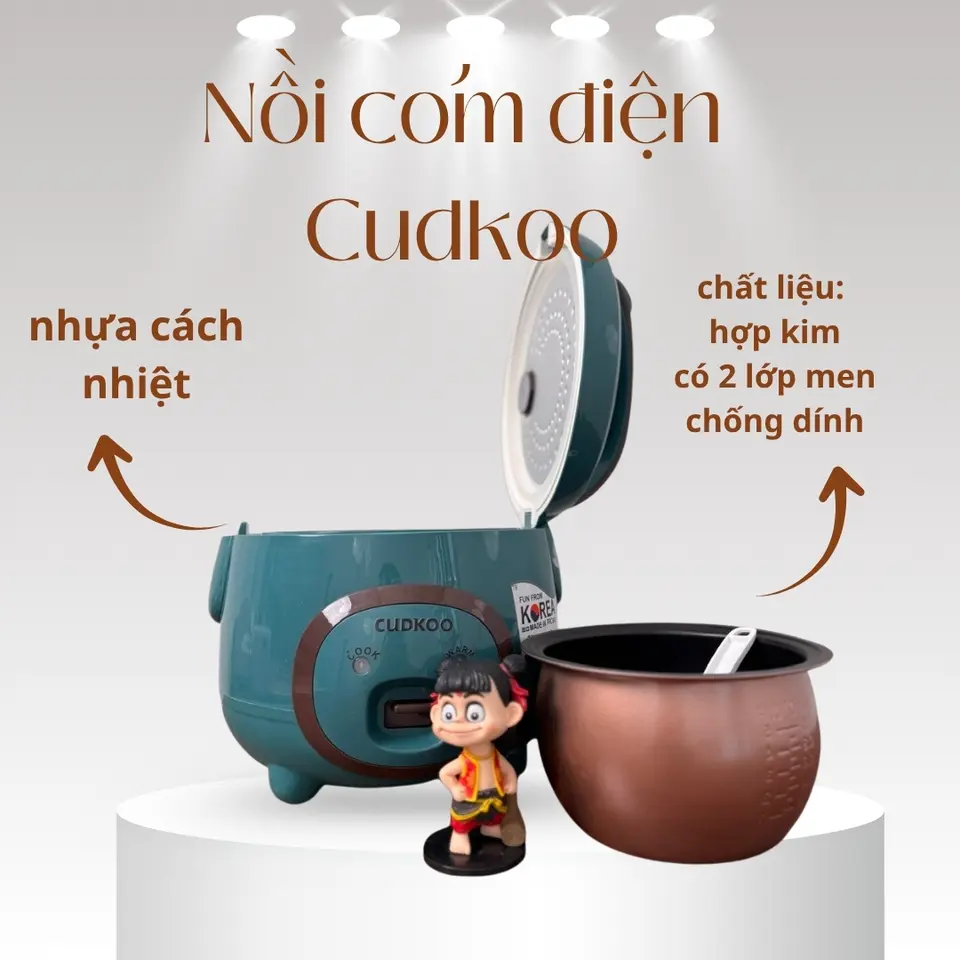 Nồi cơm điện Mini 1L,1.2L,1.8L, 2.2l - Kiểu dáng mặt lợn- Bảo hành 12 tháng