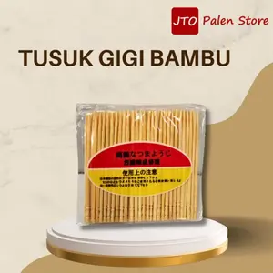 Refil Tusuk Gigi Ukir Bahan Bambu