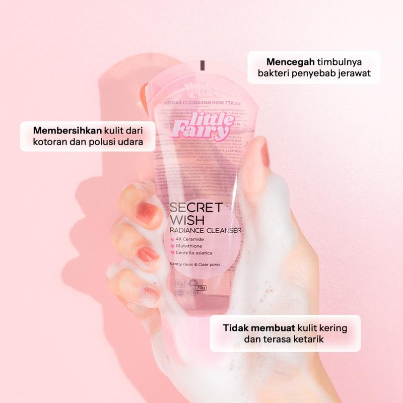Product Introduction of LITTLE FAIRY Secret Wish Radiance Series Cleanser / Toner / Serum / Moisturizer / Sunscreen 20