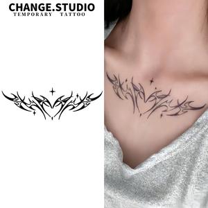 Tatu Sementara, Rekaan Sayap Jantung, Dada, Belakang, Kaki, Kalis Air, Tahan Selama 15 Hari, Tidak Takut Menggelincir, Tatu Pelekat Tatu
