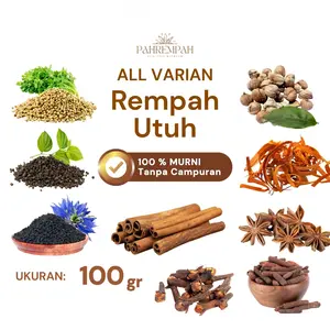 [LENGKAP] Rempah Indonesia UTUH 100g Grade A - Bumbu Masak & Bahan Jamu Tradisional Pilihan