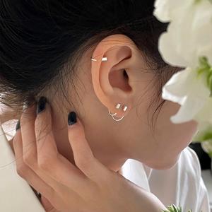 EAR PARTNER-新しいトレンディな耳骨スタッドピアス、女性用パーソナライズイヤピアス、耳をいたわりながら眠ることができます（eh-2045）