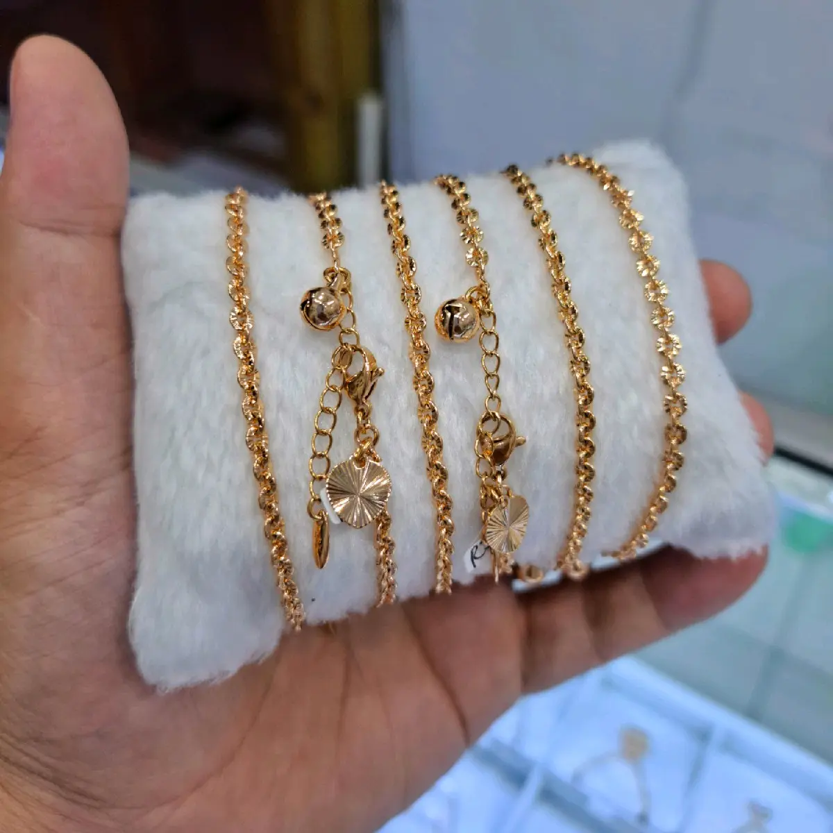 Gelang tangan nuri ukir sinar xuping