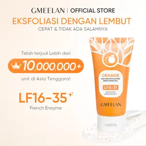 GMEELAN Wajah Exfoliating Gel Blood Orange 50g Face&Body Scrub Eksfoliasi