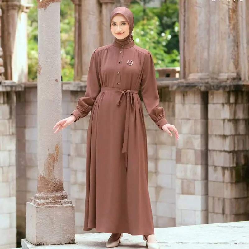 elena basic dress & Tunik by Aden hijab by Anggraeni Muslim 3