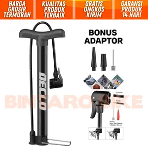Pompa Sepeda DECLO A320 120 PSI Alloy Pentil Schrader dan Presta Pompa Sepeda Motor Mobil DLL