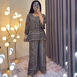 One Set Sonia Rayon Premium Busui Setelan Atasan Bawahan Wanita Celana Kulot Panjang Nyawan Tebal