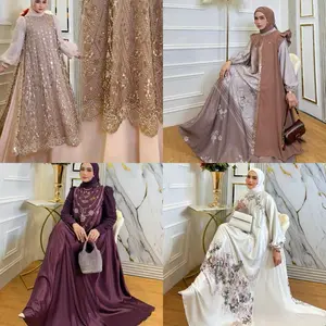 GAMIS SET HIJAB PREMIUM BRAND NINONA Muslim
