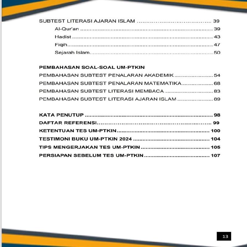 VERSI TERBARU SUKSES UM-PTKIN 2025 | Buku Paket SMART UM-PTKIN | Persiapan SSE Tes UM-PTKIN 2025 4
