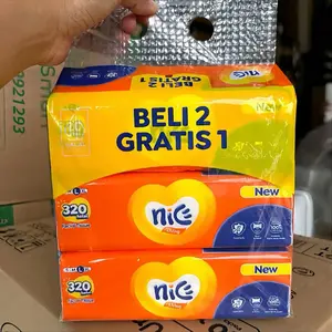 Nice Tisu 320 Helai Beli 2 Gratis 1 Kualitas Terbaik untuk Kebutuhan Harian Anda