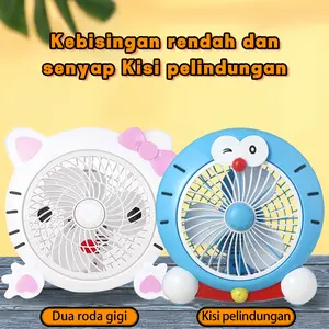DDAILYLIFE  Kipas angin meja listrik Listrik Table Fan Lucu Kipas Angin Karakter