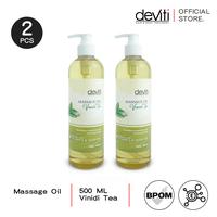 Gambar Deviti Massage Oil Combo 2 Pcs Minyak Pijat with Vinidi Green Tea 500 mL BPOM - Not Specified dari Deviti Kota Administrasi Jakarta Barat 1 Tokopedia
