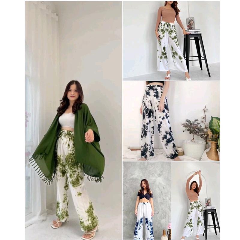 Celana Kulot Tie Dye Bali Celana Kulot Wanita 0