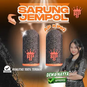 (Sarung Jempol AP King X DEWA Nayya) Aksesoris Gaming Anti Keringat & Licin Untuk Game Free Fire & Mobile Legends By Andra ST
