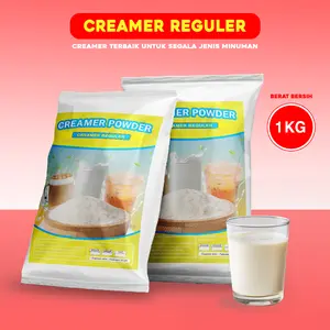 Creamer Bubuk Reguler  / Non Diary Creamer 1KG / Creamer Bubuk 1KG / Krimer Bubuk Es Teler Creamy - Sticky Milk - Es Aquarium - Minuman Coffee Shop