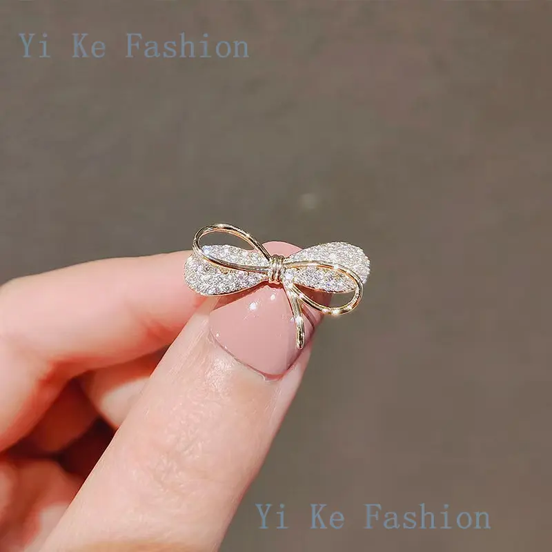 Bow brooch buckle collar decoration buckle pin fixing accessory