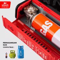Gambar SPEEDS Kompor Gas Portabel 2in1 Portable Stove Kompor Masak Camping Outdoor Indoor Ringan LX 003-3616 - 003-600 PANCI SET dari Speedshome Kota Surabaya 3 Tokopedia
