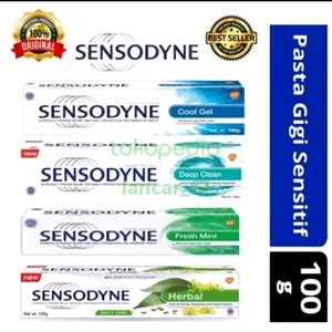 Sensodyne 100gr Pasta Gigi cool Gel 100gr & Fresh Mint 100gr