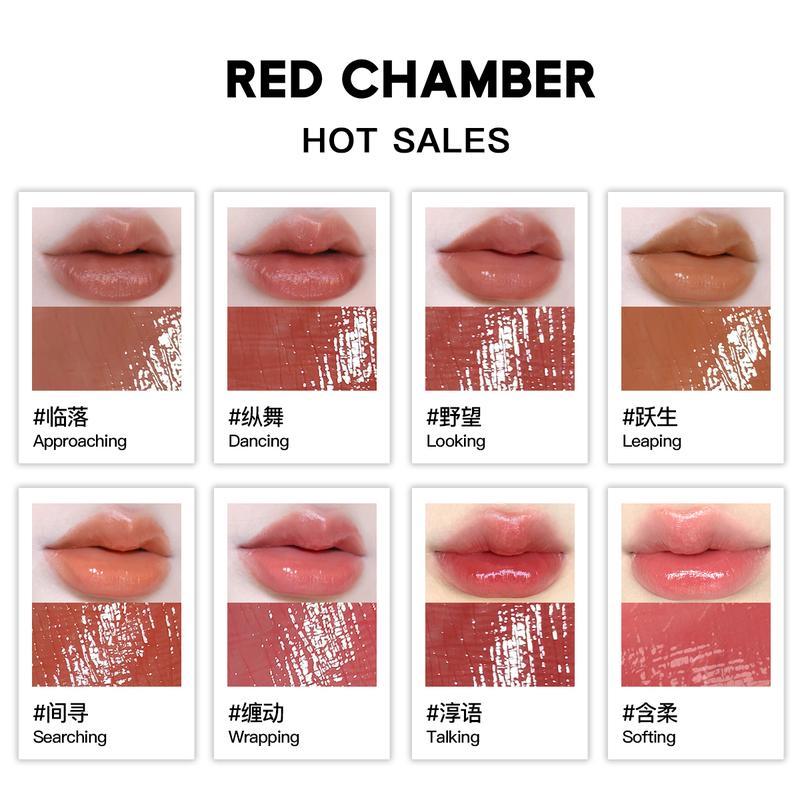 RED CHAMBER WANDERING Multi-Purpose Stick 3 trong 1: mắt môi má Lớp trang điểm mỏng nhẹ tự nhiên Son dưỡng Bắt sáng [Conditional Free Gift]Cọ silicon đa năng*1 Mút trang điểm RC *1 Hộp mù mặt dây chuyền pha lê*1 2