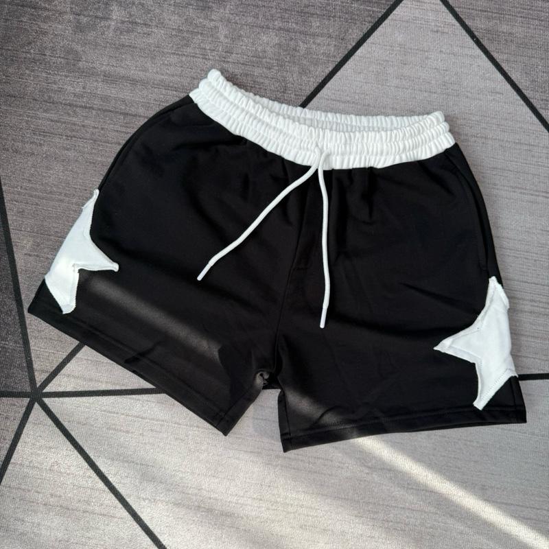 Quần short nỉ NGÔI SAO may đắp 2 bên brand MASS STUDIO định lượng vải 350gsm dày dặn đứng form nam nữ