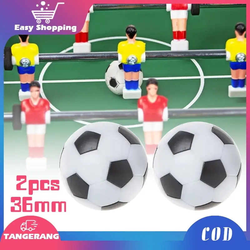 2pcs Bola Football Mini Foosball Table Soccer 36mm Sepak Bola Meja