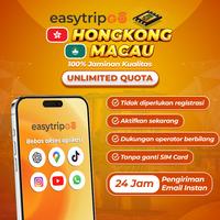 Gambar Easytripgo eSIM Hongkong Macau 3GB-50GB Unlimited Kuota Data Internet | eSIM Travel Hongkong Macau Unlimited eSIM Hongkong eSIM Macau - TOTAL 3GB, 3 HARI dari Easytripgo Indonesia Kota Tangerang 1 Tokopedia