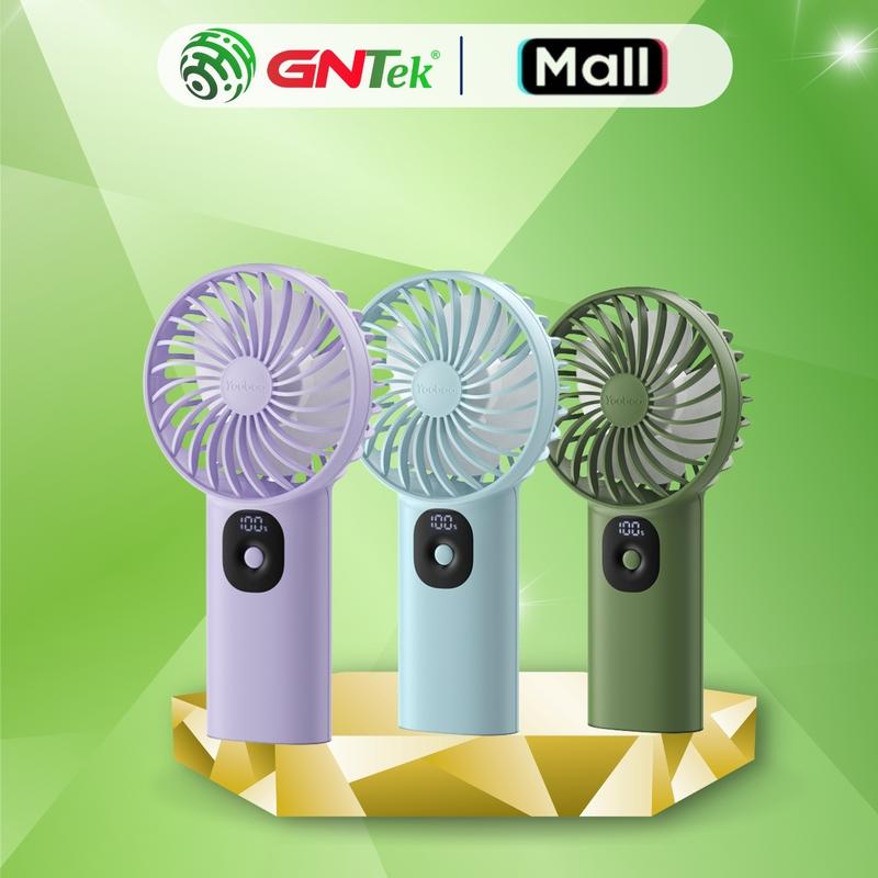Quạt tích điện mini cầm tay YOOBAO F3PL pin 10000mAh 3 Cấp Gió Sử Dụng 36h có màn hình hiển thị pin cất balo Usb