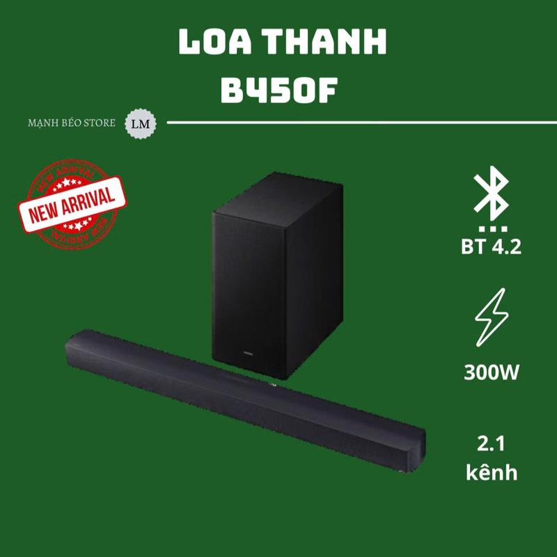 Loa thanh soundbar SS HW-B450F/XV - Công suất 300W, HDMI ARC - Dolby Audio - BH toàn quốc 12 tháng