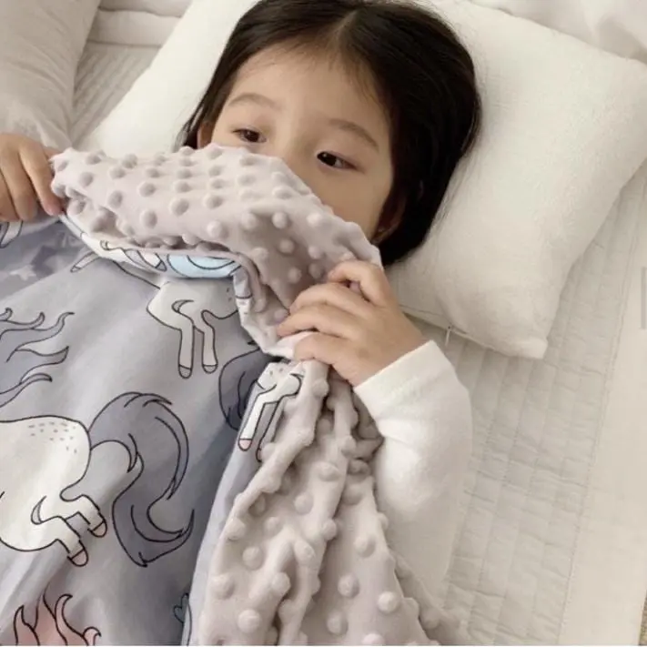 Selimut Bayi Besar Double Fleece 100x70cm Baby Blanket Premium Bedong Bayi Kado Bayi Arevyonlineshop Newborn 2