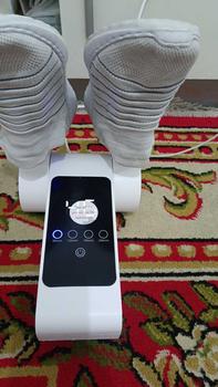Product Review of Pengering Sepatu Digital Cerdas dengan Pengatur Waktu dan Cahaya Ungu - 220V [Biru Putih] from N**a s**g 0