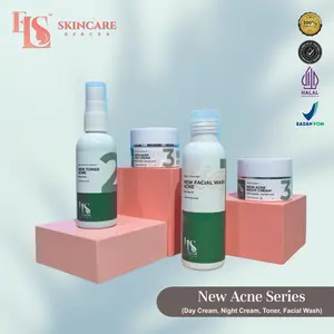 SIAP KIRIM LS SKINCARE PAKET LENGKAP ACNE KULIT BERJERAWAT WHITENING BRIGHTENING KRIM PEMUTIH KHUSUS KULIT BERJERAWAT WHITENING BRIGHTENING KRIM