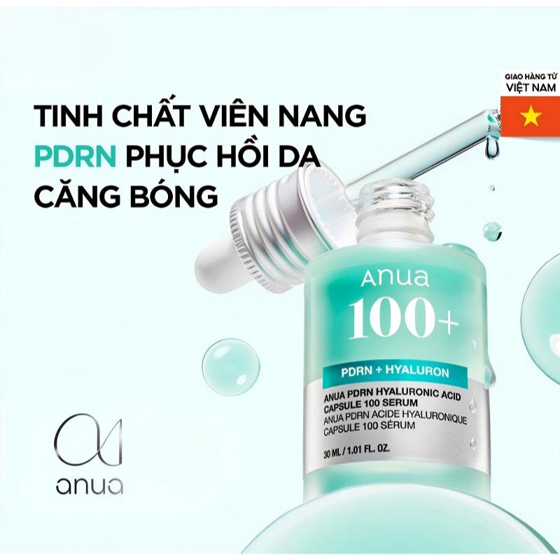 Tinh Chất PDRN Cấp Ẩm Phục Hồi Da Căng Bóng ANUA PDRN Hyaluronic Acid Capsule…